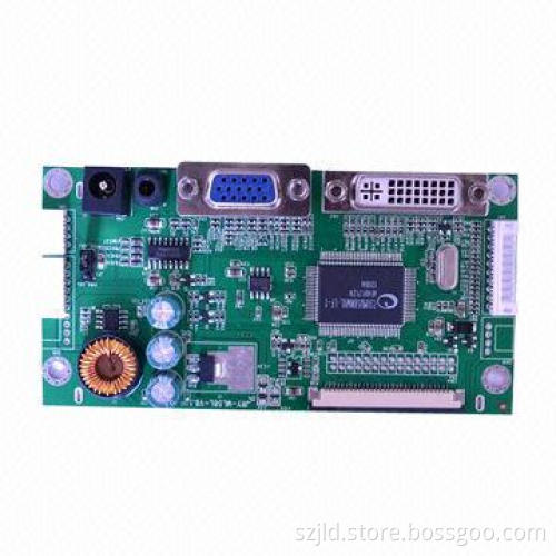 LCD Monitor Mainboard with VGA DVI Audio Output Power/Drive 1,920 x 1,200 Resolution and Below Panel